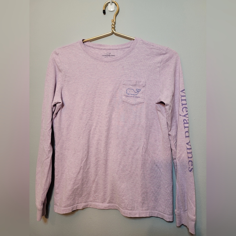 Vineyard Vines Light Purple Long Sleeve Tee